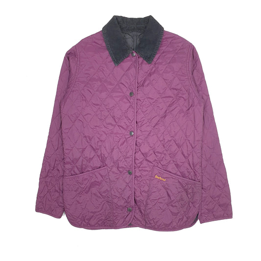 Womens Purple Barbour Shaped Liddesdale  Coat