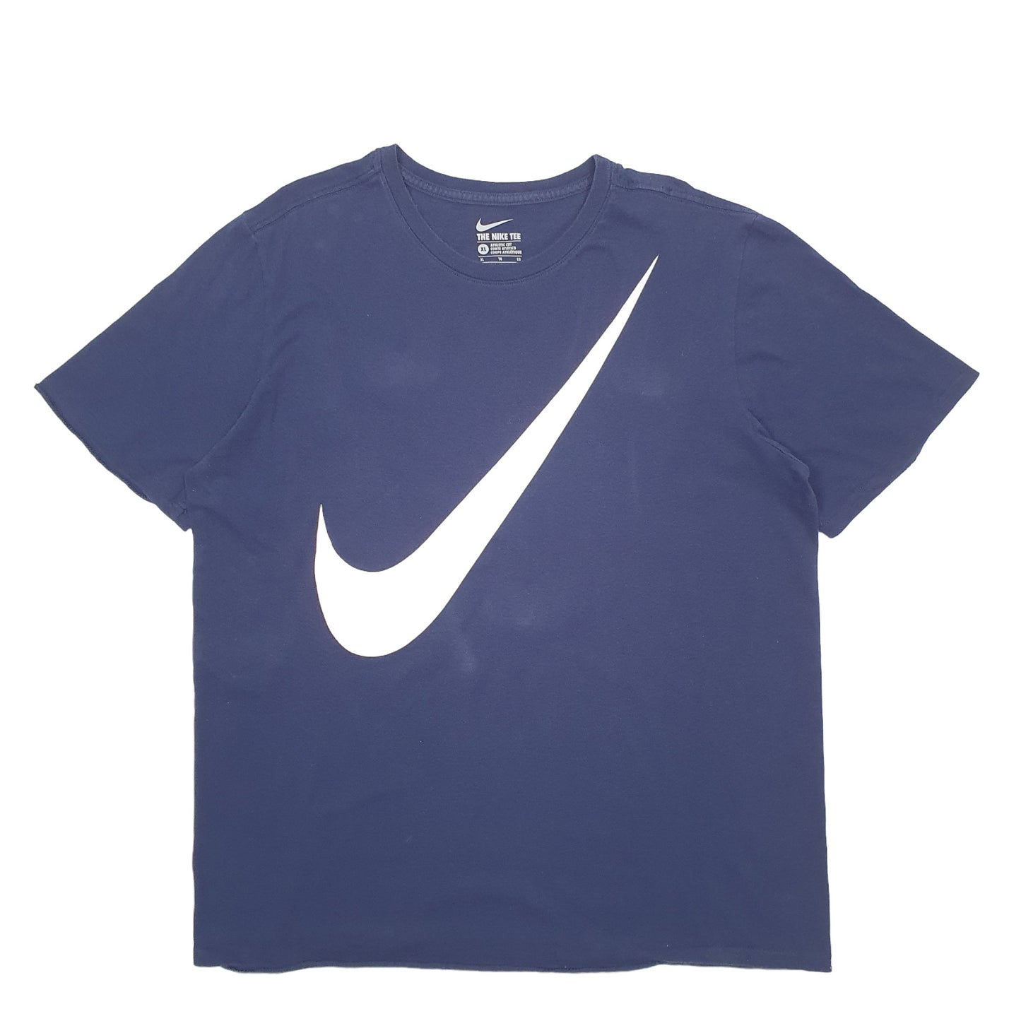 Mens Navy Nike  Short Sleeve T Shirt