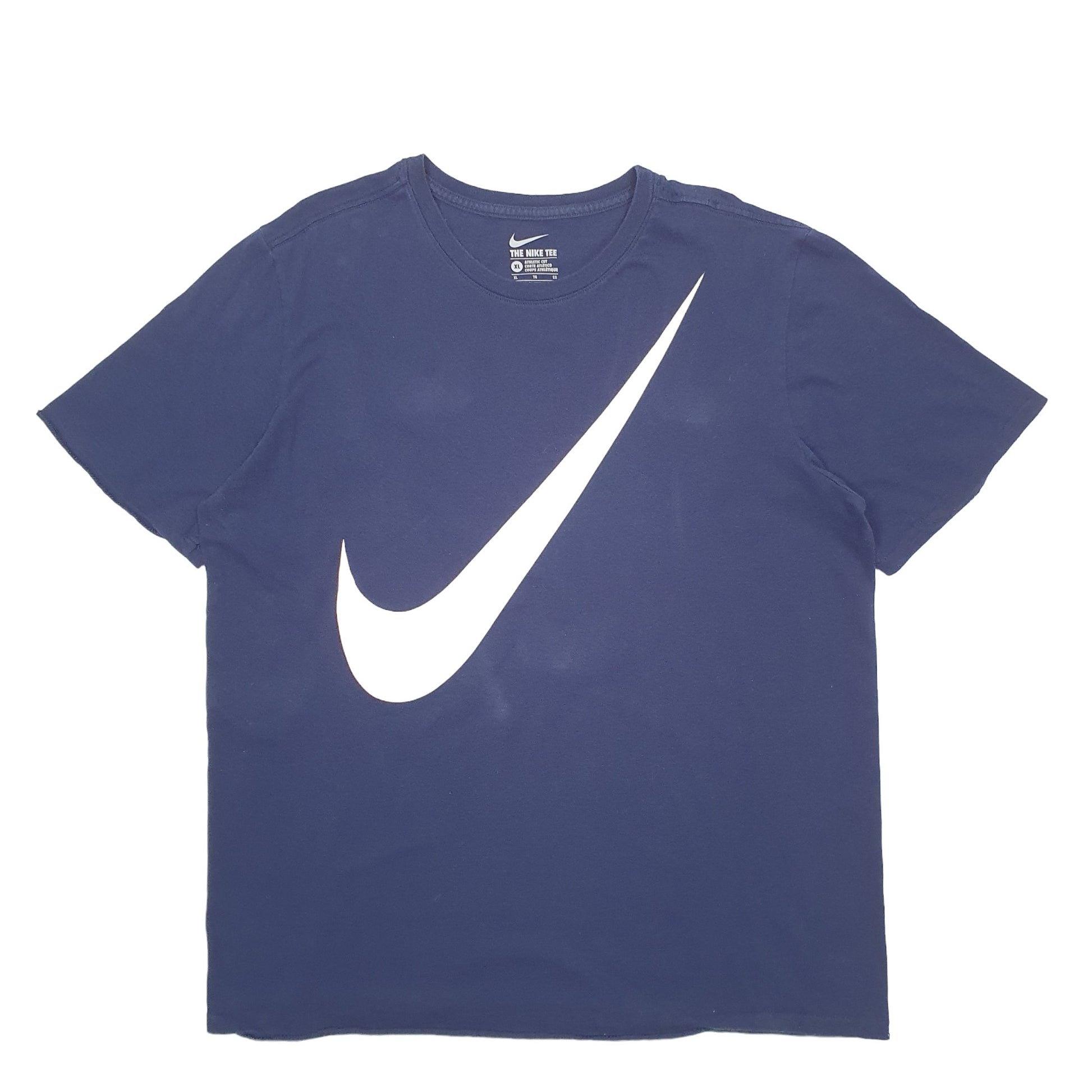 Mens Navy Nike  Short Sleeve T Shirt