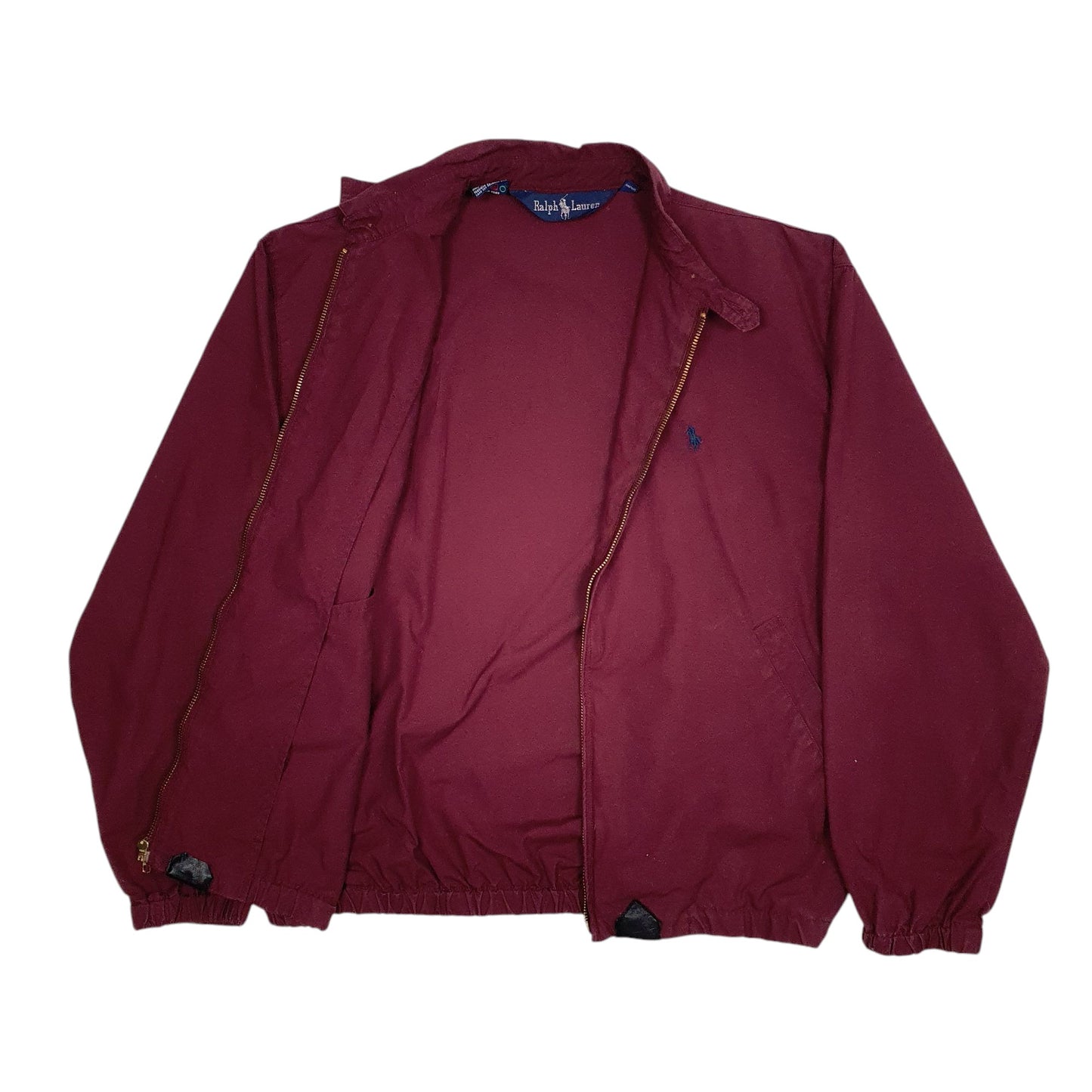 Mens Burgundy Ralph Lauren Vintage 90s  Coat