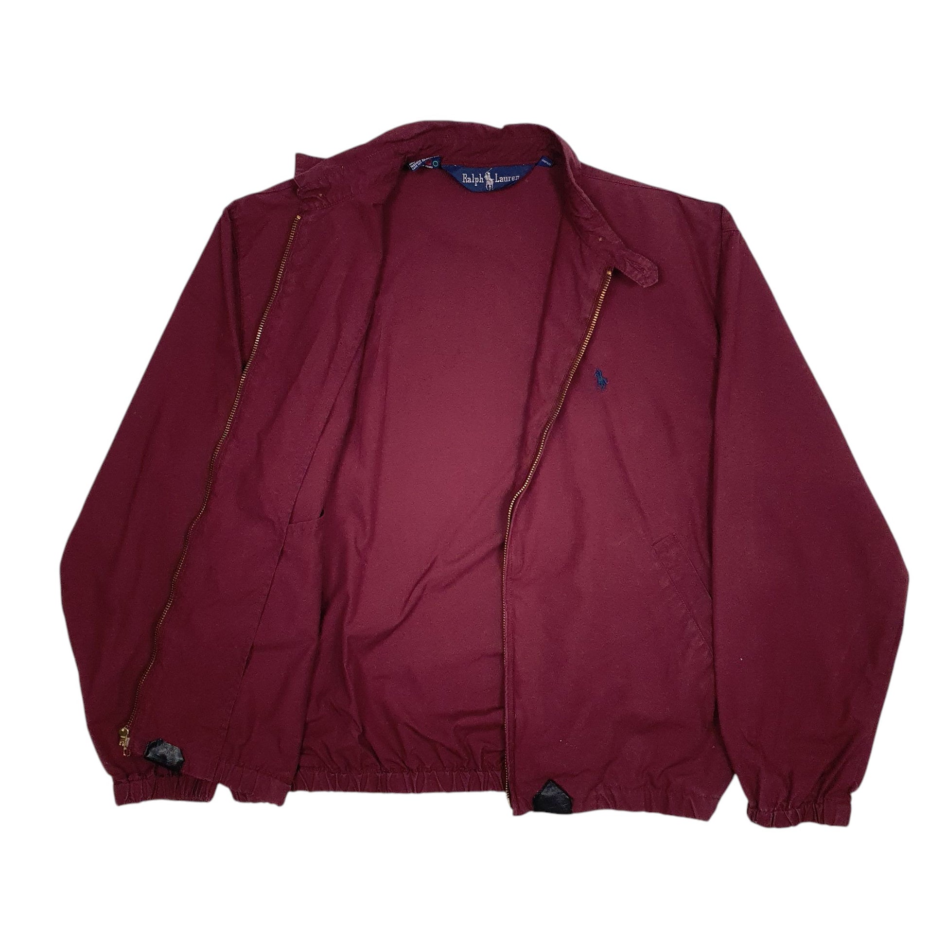 Mens Burgundy Ralph Lauren Vintage 90s  Coat