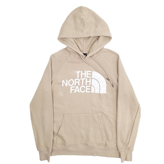 Womens Beige The North Face Spellout Hoodie Jumper