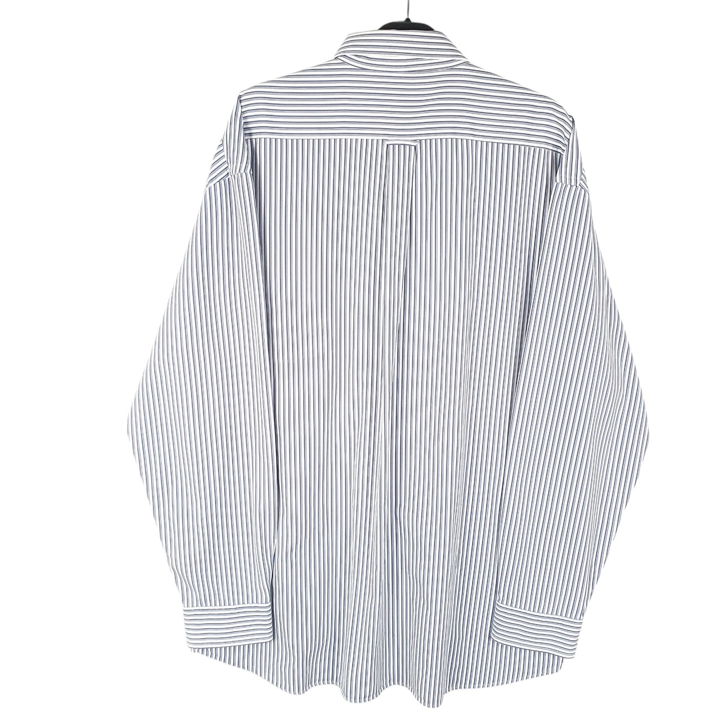 Mens Blue Gant Study Poplin Long Sleeve Shirt