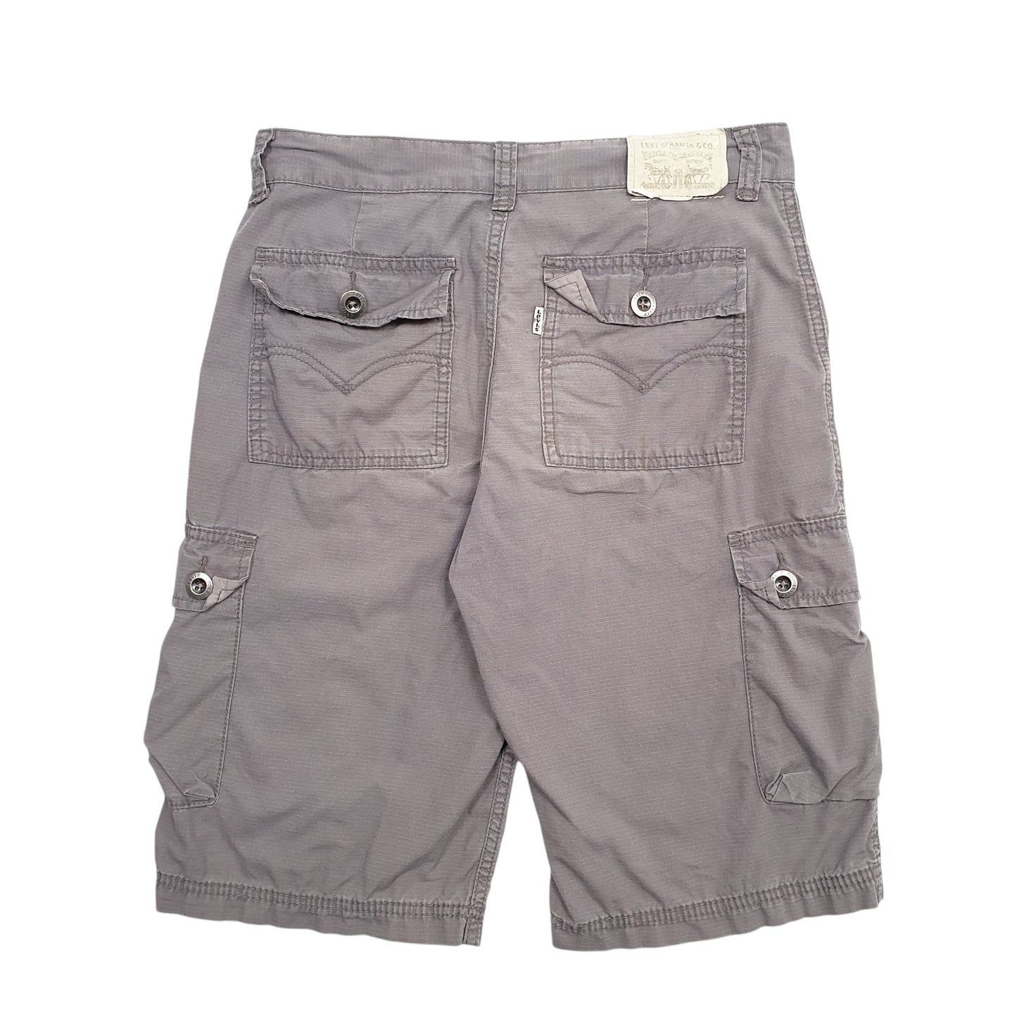 Mens Grey Levis  Cargo Shorts