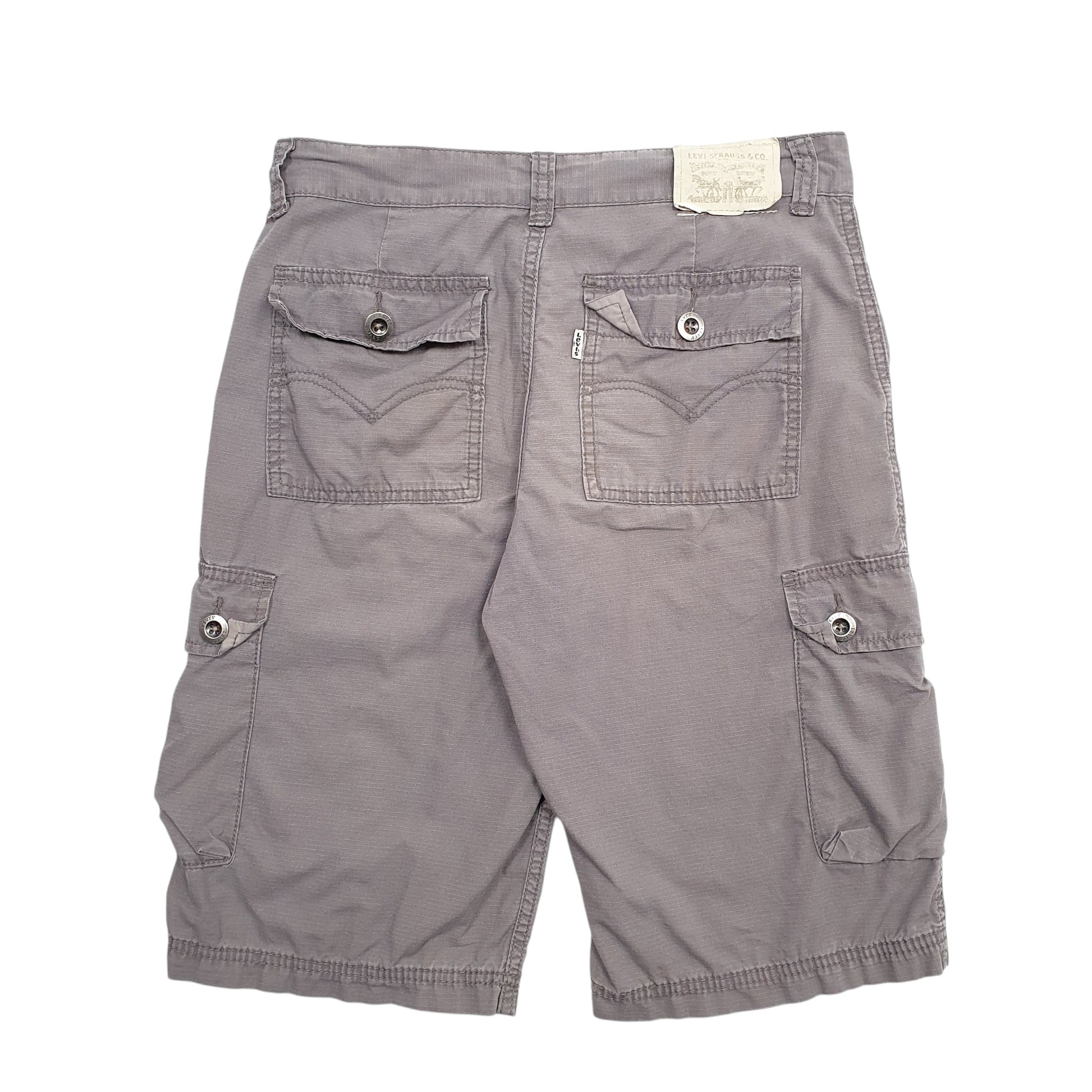 Mens Grey Levis  Cargo Shorts