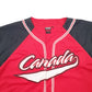 Mens Red Teepee Baseball Jersey Canada Short Sleeve T Shirt