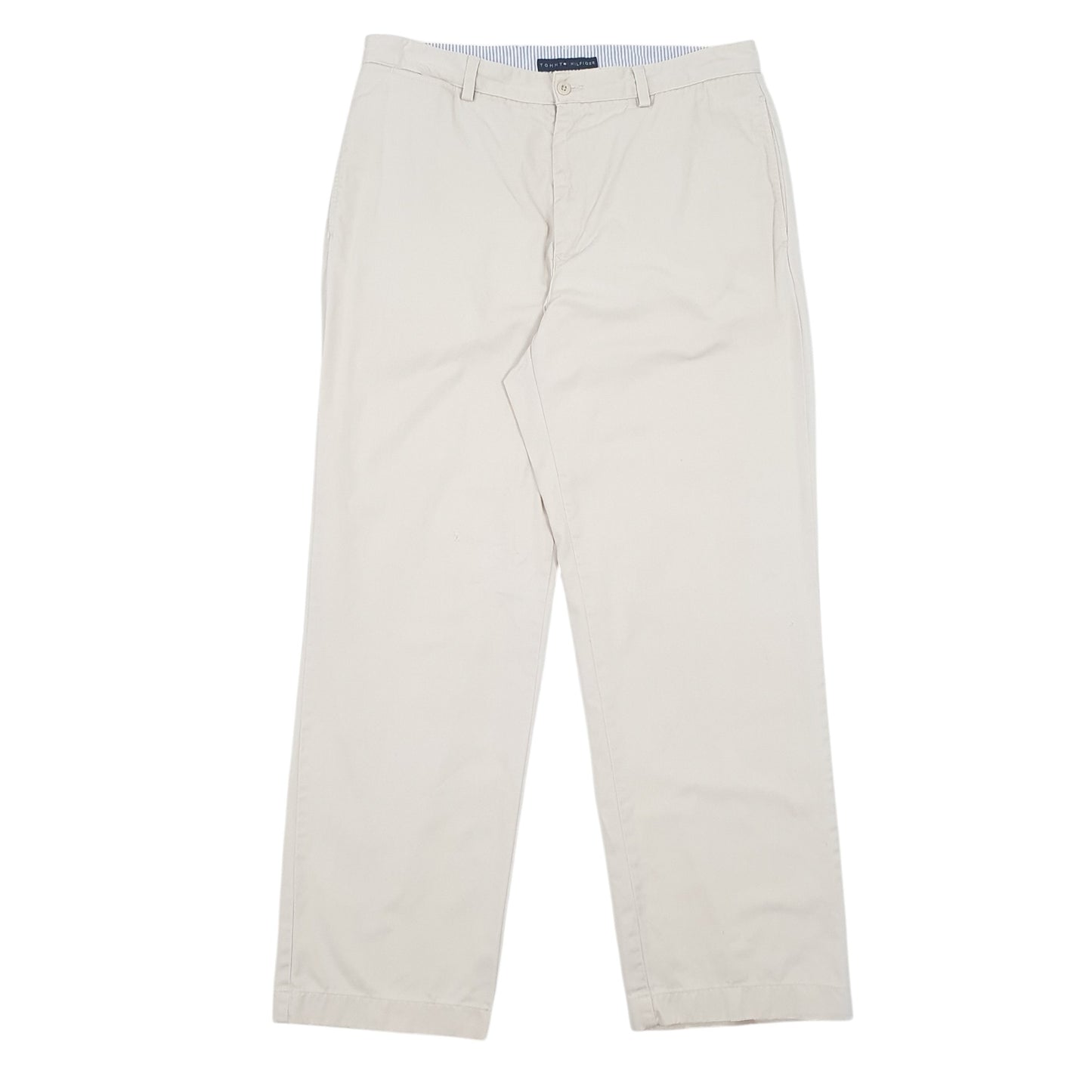 Mens Cream Tommy Hilfiger  Chino Trousers