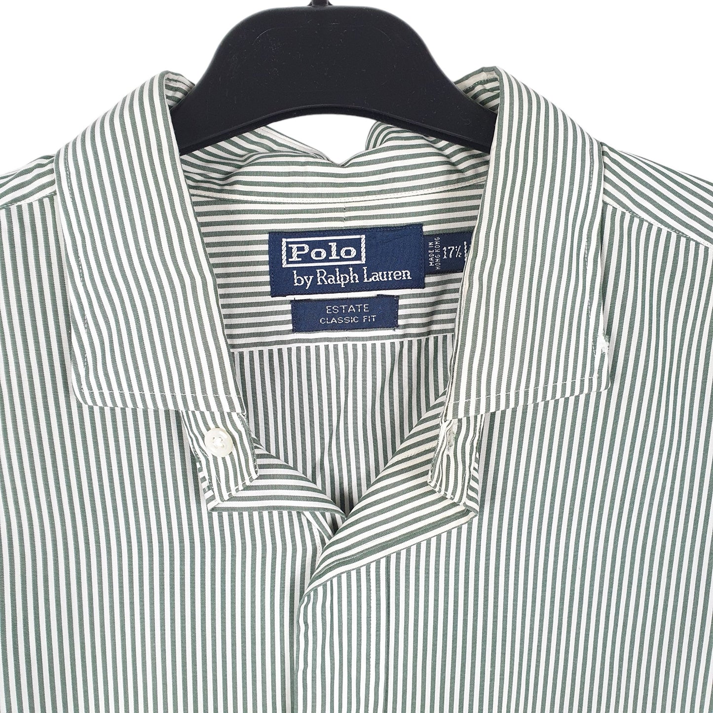 Mens Green Polo Ralph Lauren Estate Long Sleeve Shirt