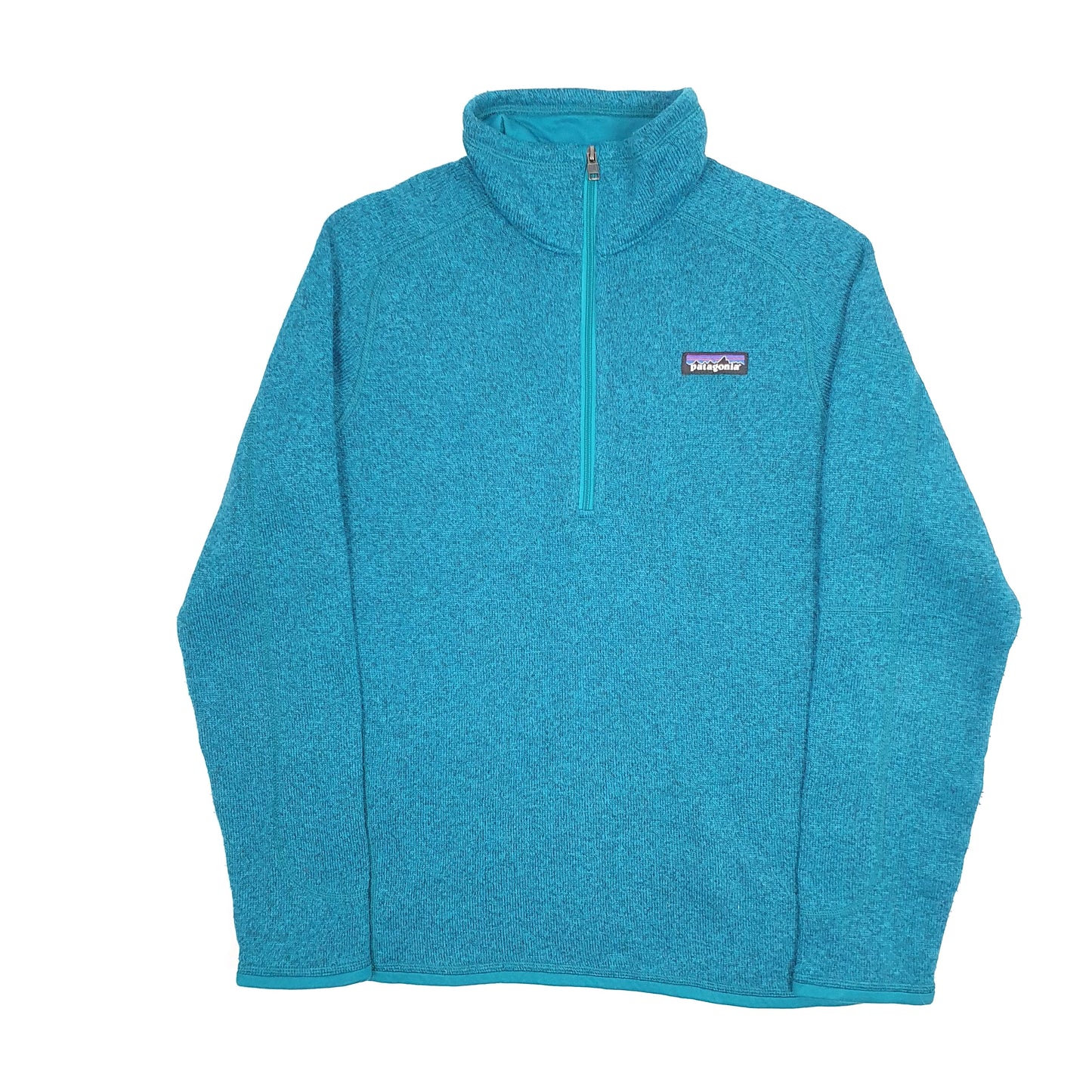 Womens Blue Patagonia Better Sweater Quarter Zip Jumper