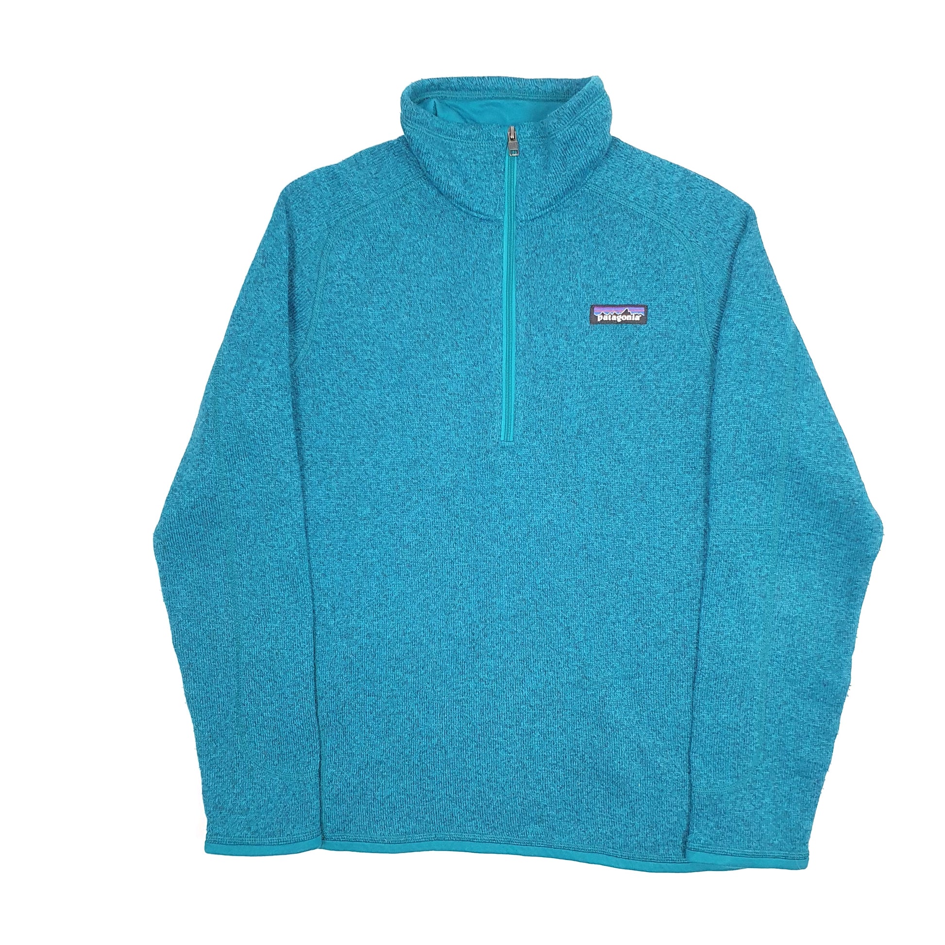 Womens Blue Patagonia Better Sweater Quarter Zip Jumper