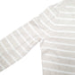 Womens Cream Tommy Hilfiger Striped V Neck Jumper