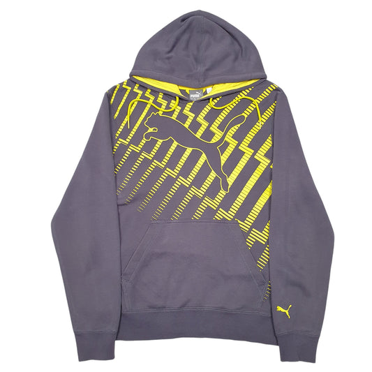 Mens Grey Puma  Hoodie Jumper