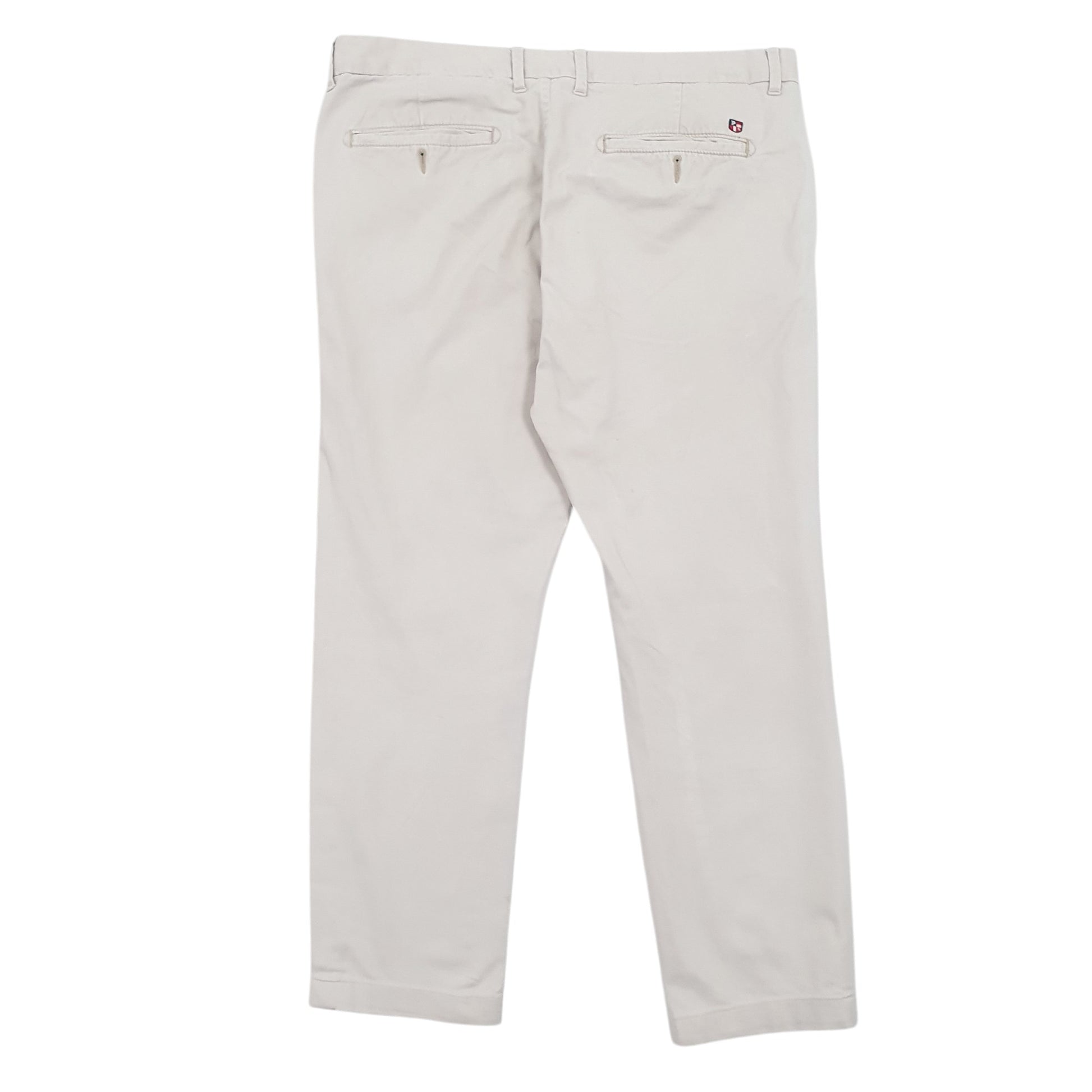 Mens Cream US Polo Assn Capri Chino Trousers