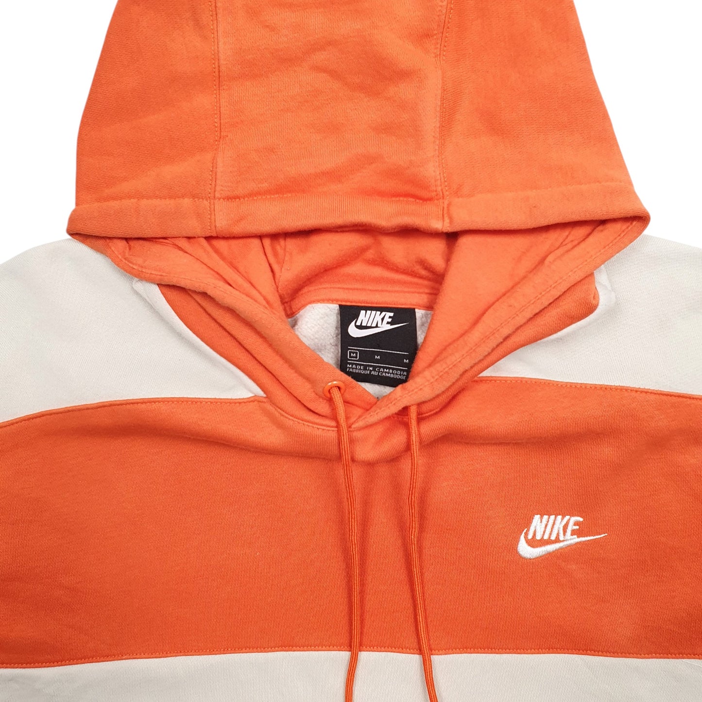 Mens Orange Nike  Hoodie Jumper