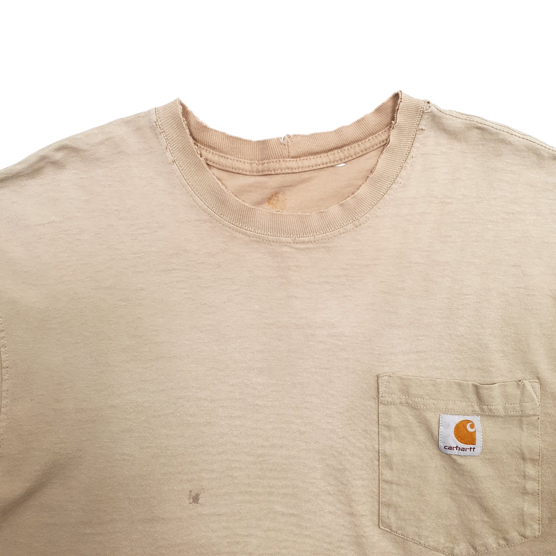 Mens Brown Carhartt  Short Sleeve T Shirt