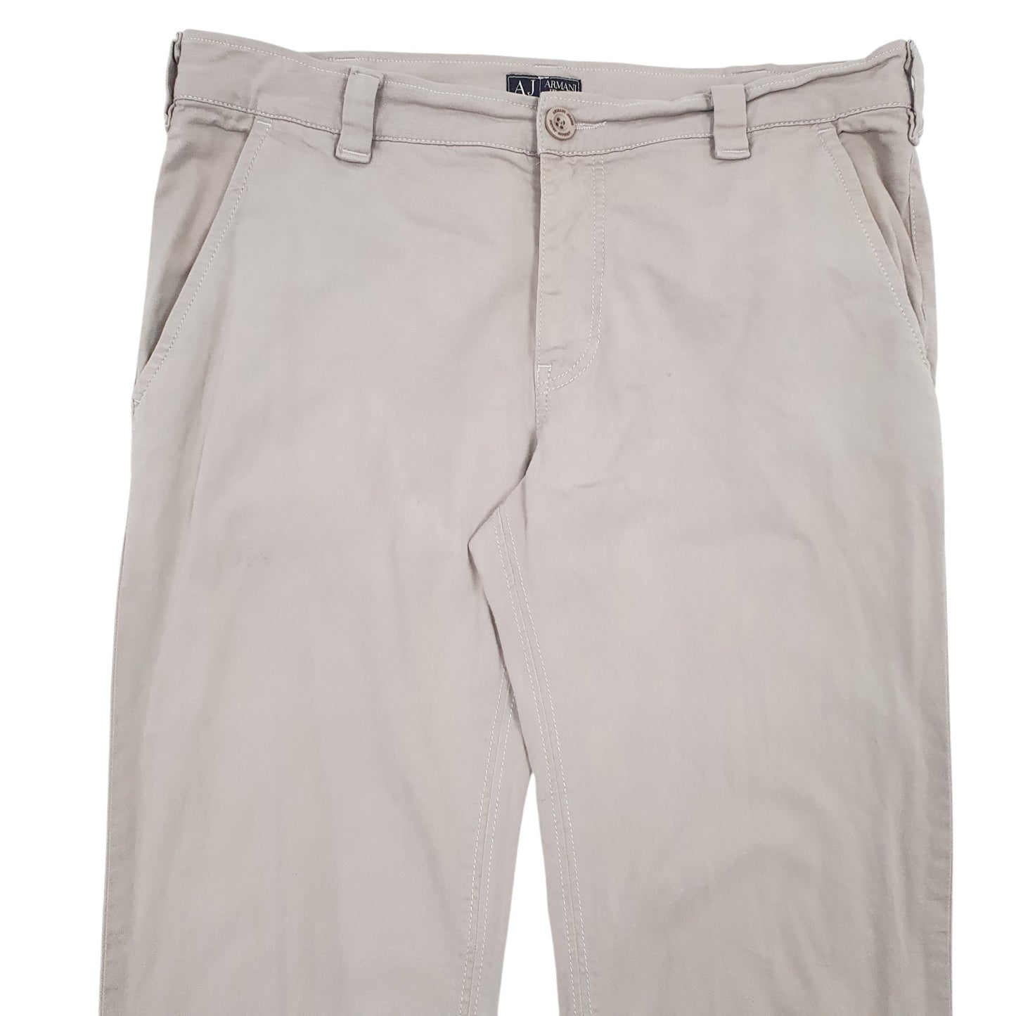 Mens Grey Armani Jeans  Chino Trousers