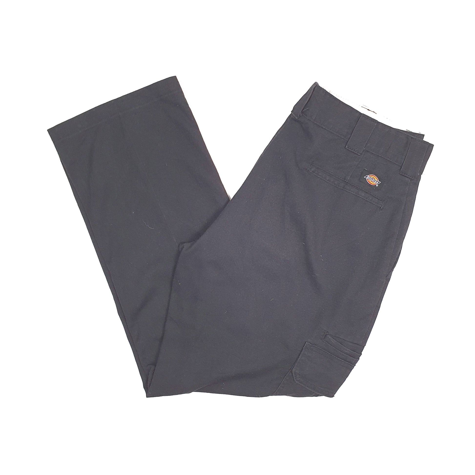 Mens Black Dickies  Cargo Trousers