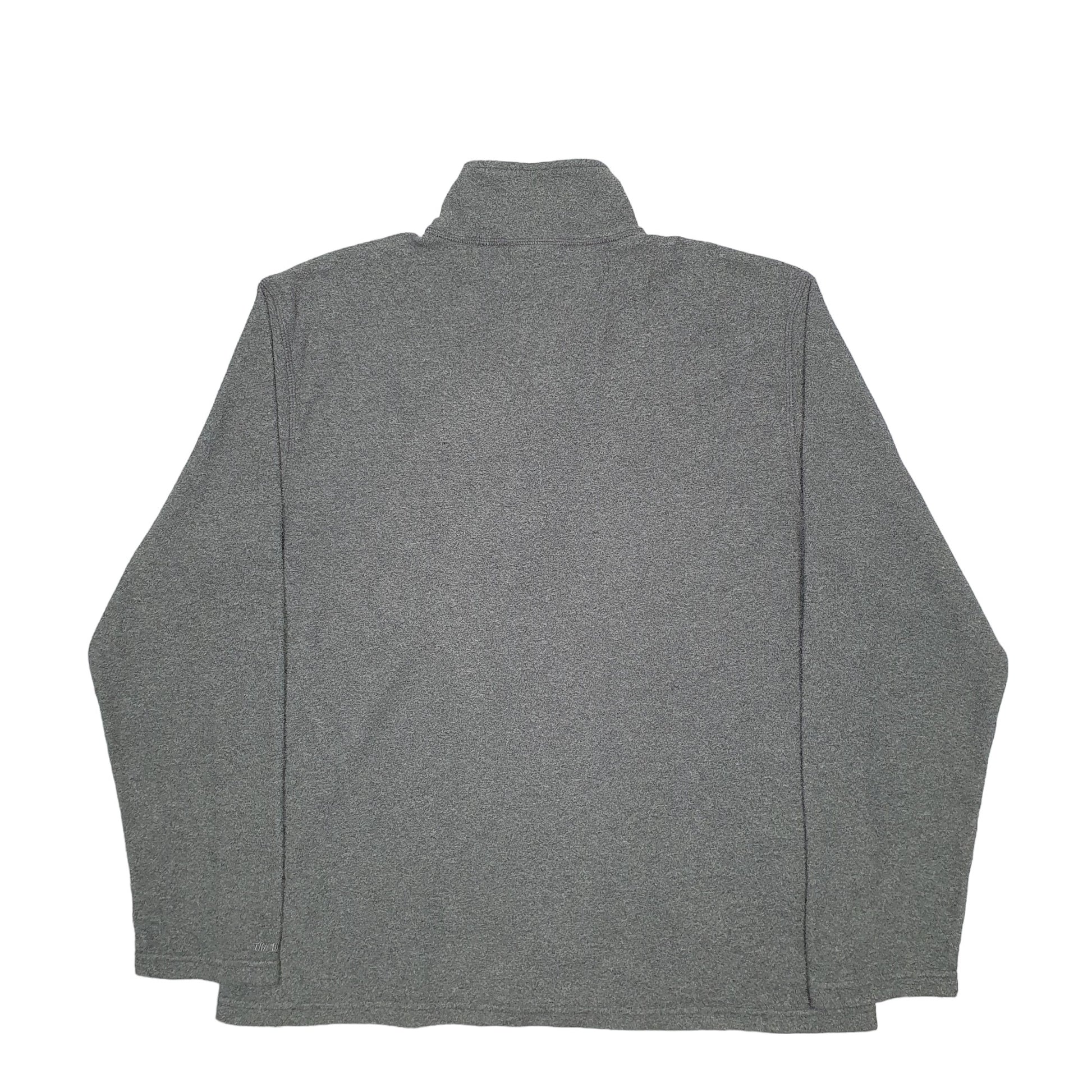 Mens Grey The North Face  Quarter Zip Jumper