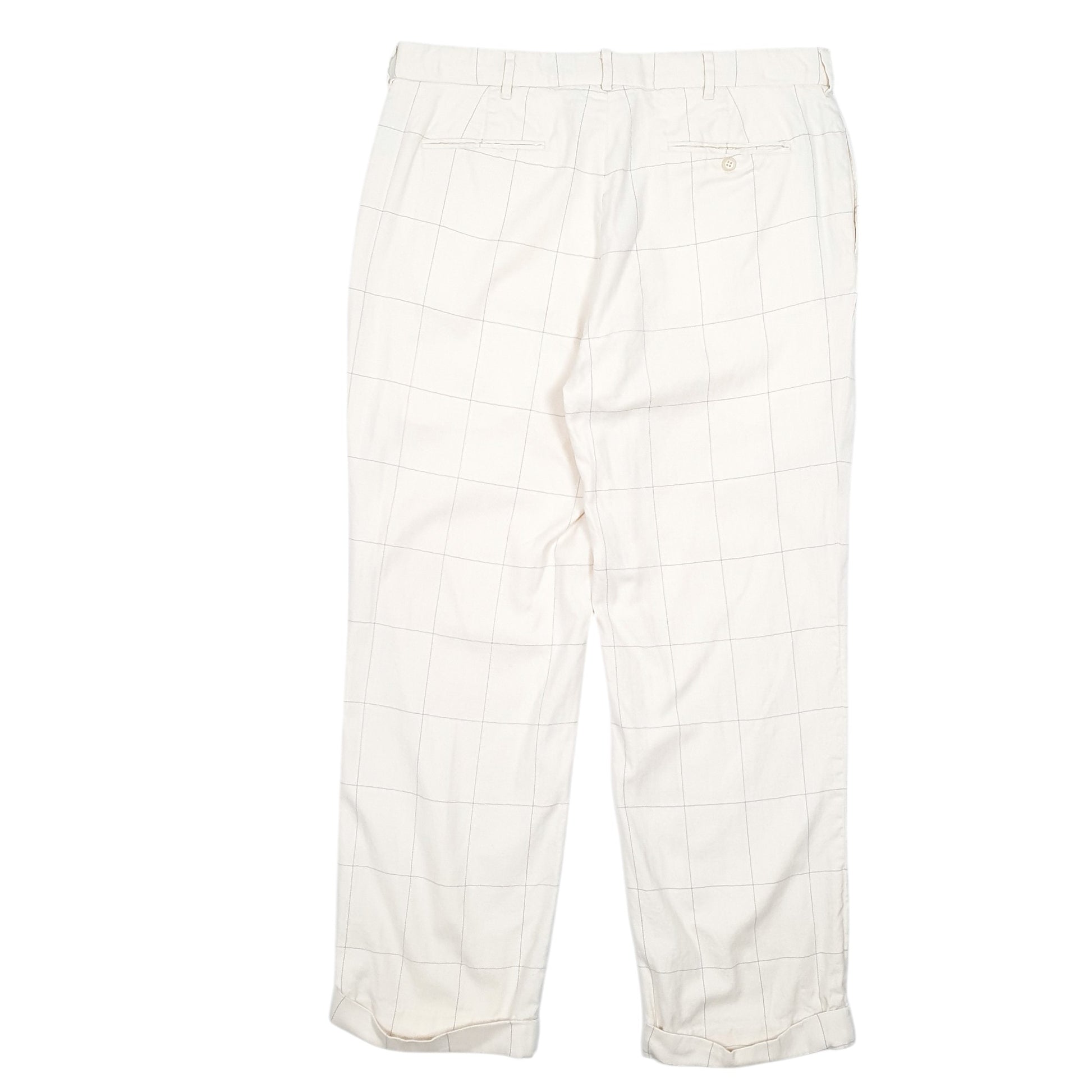 Mens Cream Polo Ralph Lauren Golf Blend Double Pleated Chino Trousers