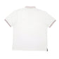 Mens White Burberry  Short Sleeve Polo Shirt