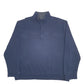 Mens Navy Nautica  Quarter Zip Jumper