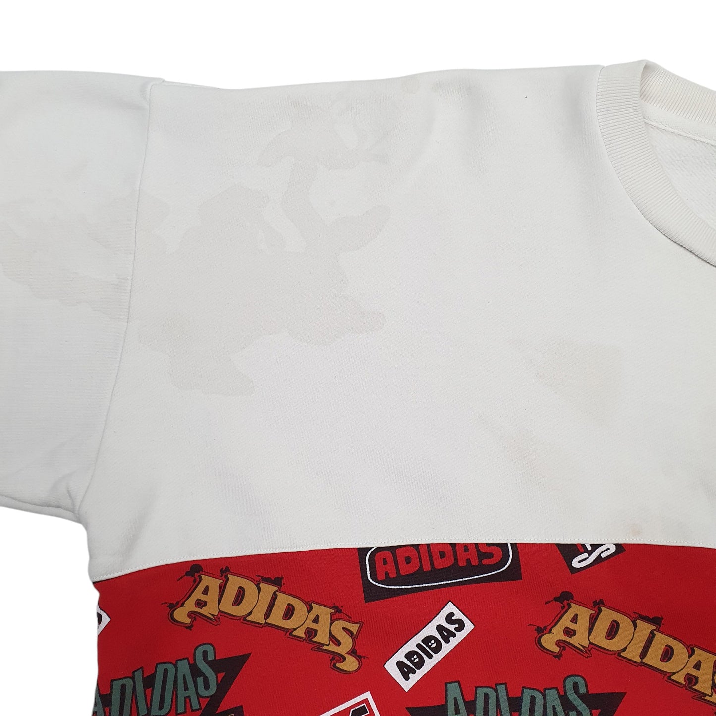 Mens White Adidas Originals X Nigo Collab Crewneck Jumper