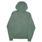 Mens Green Nike Swoosh Print Hoodie Jumper