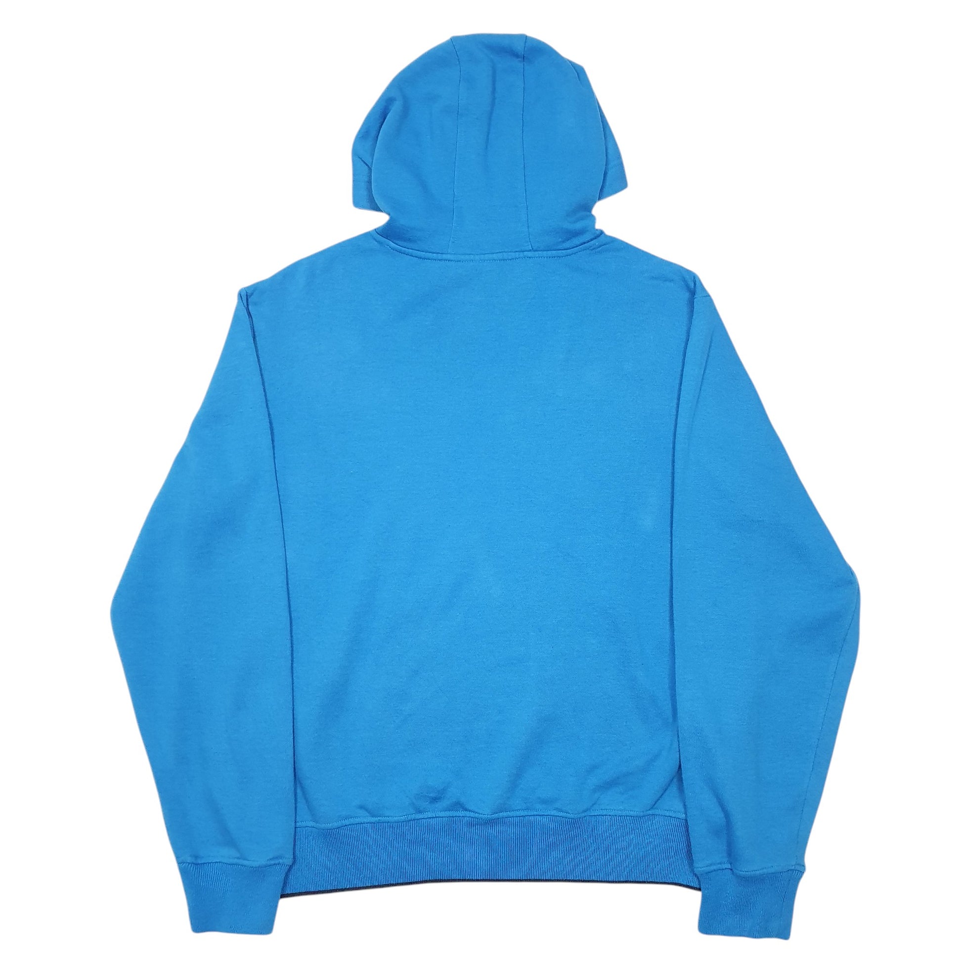 Mens Blue Fila Spellout Hoodie Jumper