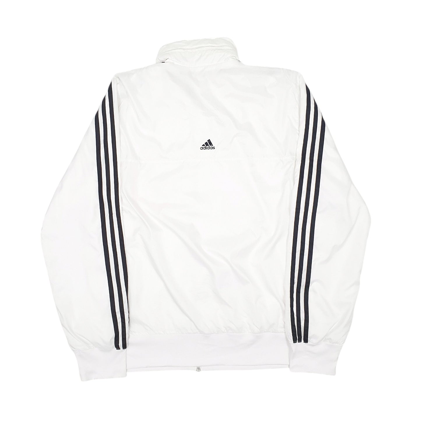 Mens White Adidas  Full Zip Coat