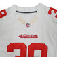 Mens White NFL San Francisco 49ers Football Kit Jersey Short Sleeve T Shirt