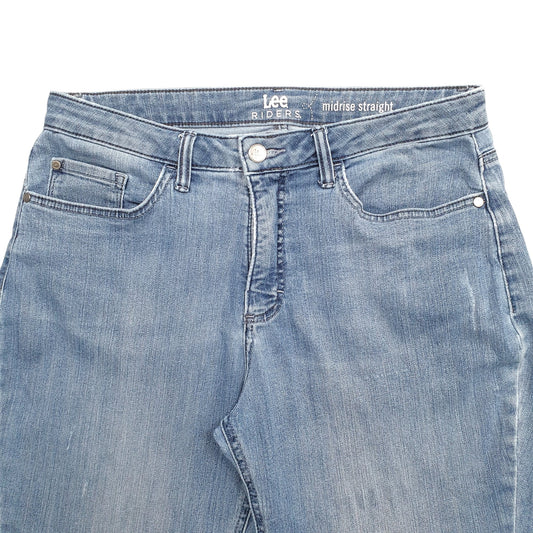 Womens Blue Lee Riders Midrise Casual JeansW32 L31