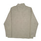 Mens Khaki Eddie Bauer  Quarter Zip Jumper