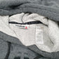 Mens Grey Reebok Spellout Hoodie Jumper