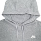 Womens Grey Nike  Hoodie Jumper
