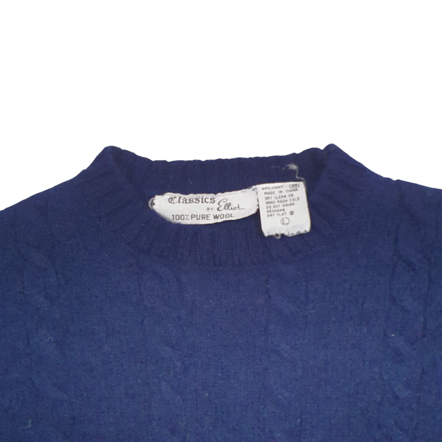 Womens Navy Elliot  Crewneck Jumper