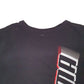 Mens Black Puma Spellout Short Sleeve T Shirt