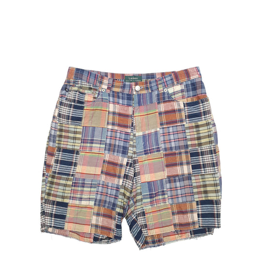 Womens Multi Ralph Lauren Madras Chino Shorts