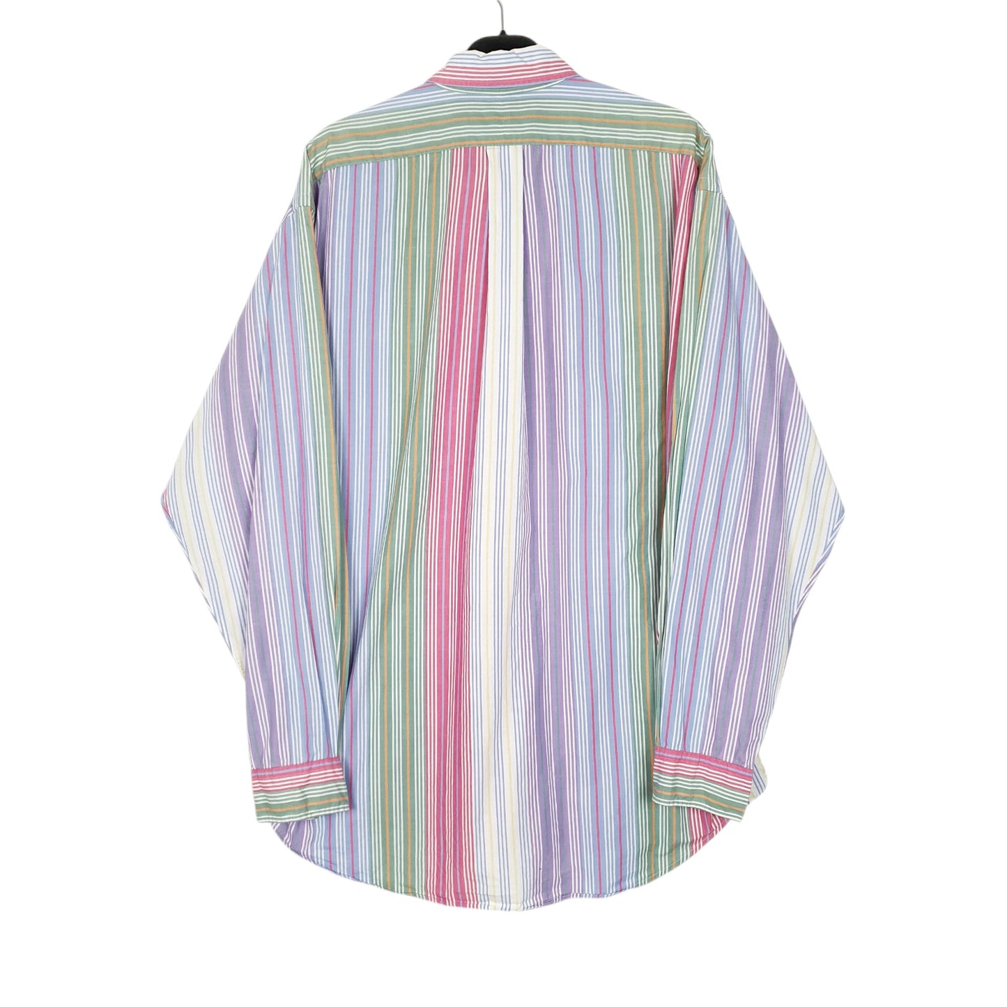 Mens Pink Polo Ralph Lauren Oxford Vintage 1990s Hayward Long Sleeve Shirt