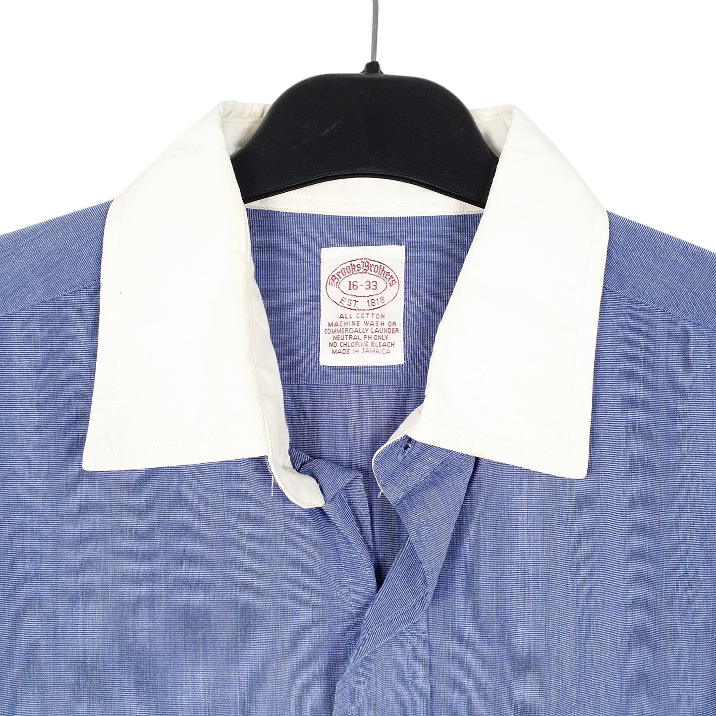 Mens Blue Brooks Brothers  Long Sleeve Shirt