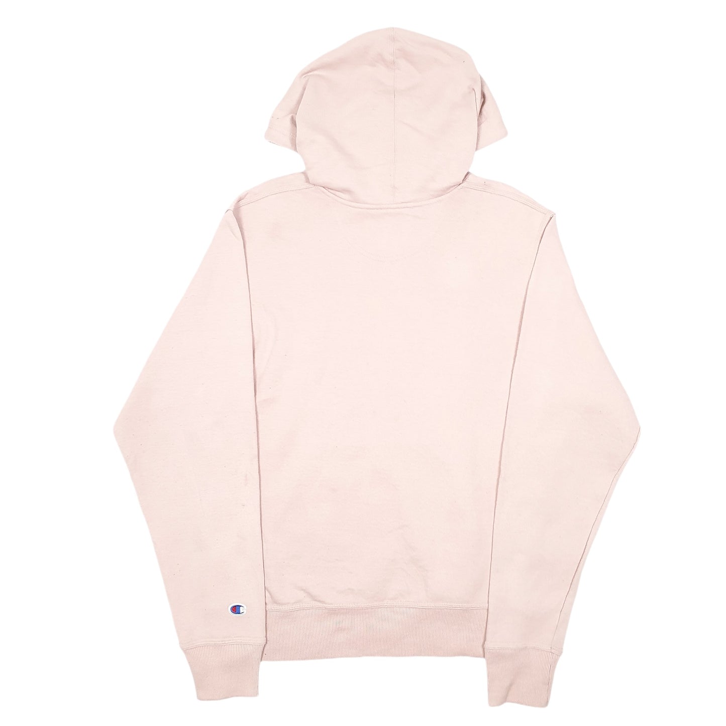 Mens Pink Champion Script Hoodie Jumper