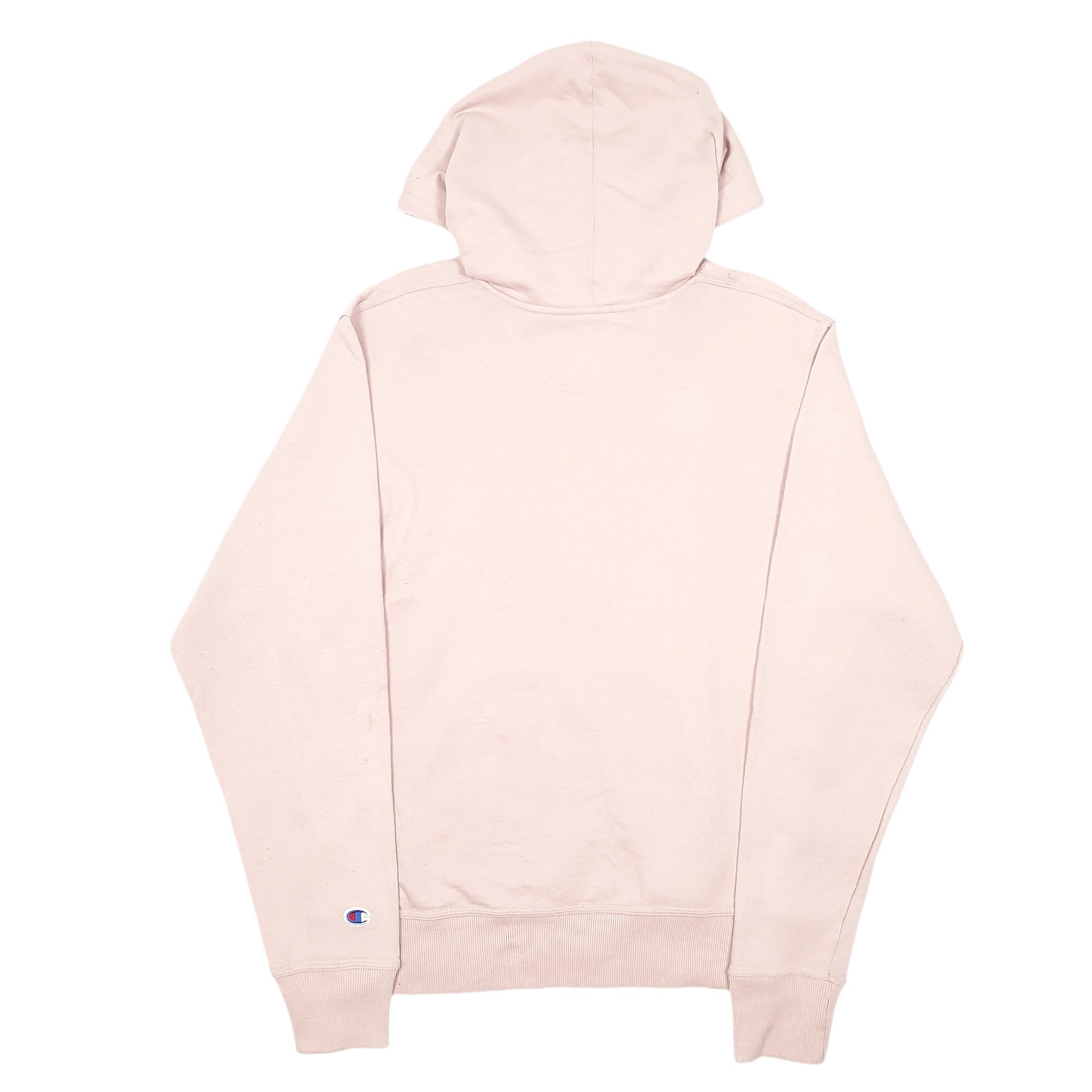 Mens Pink Champion Script Hoodie Jumper