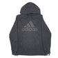 Womens Black Adidas  Hoodie Jumper