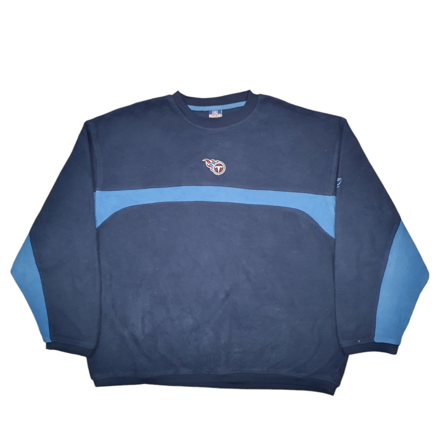 Mens Blue Reebok NFL Football American Crewneck Jumper