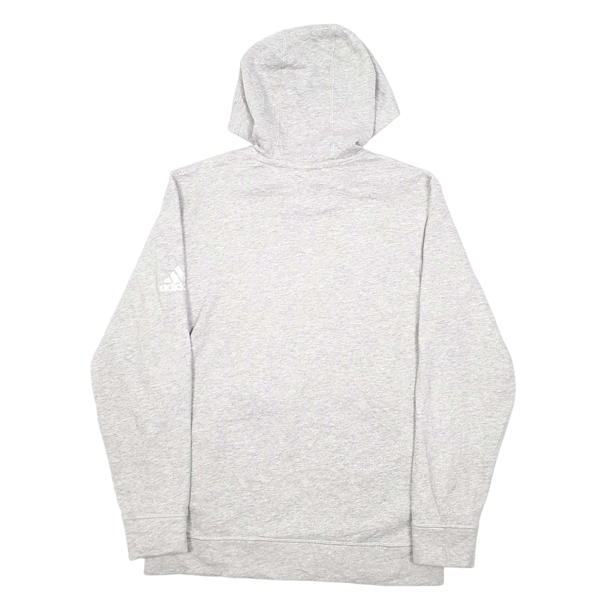 Mens Grey Adidas GL Training Gym Workout Hoodie Jumper