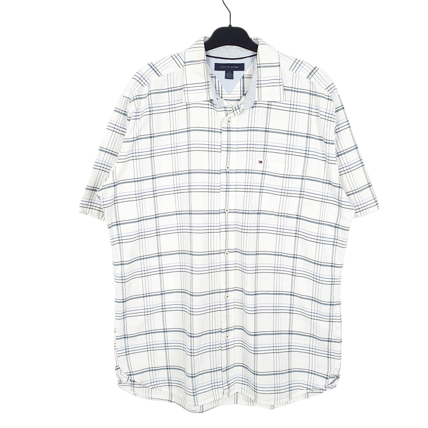 Mens White Tommy Hilfiger  Short Sleeve Shirt