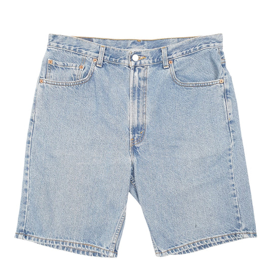 Mens Blue Levis Denim Jeans Jorts 505 Regular Denim Shorts