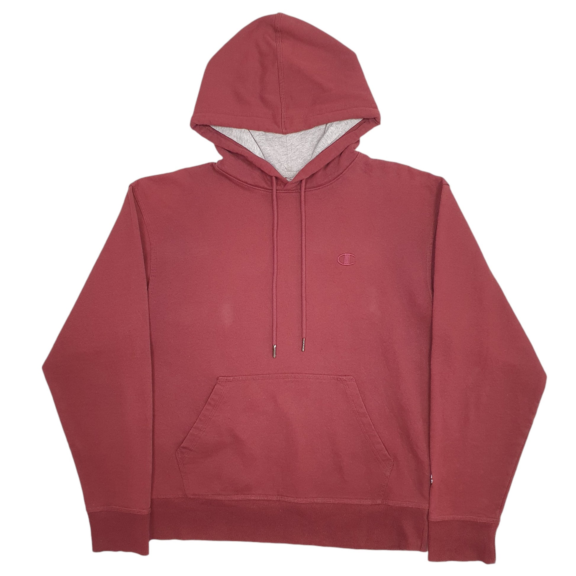 Champion Burgundy Hoodie Mens Champion Burgundy Hoodie Jumper M