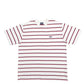 Mens White Umbro Stripes Short Sleeve T Shirt