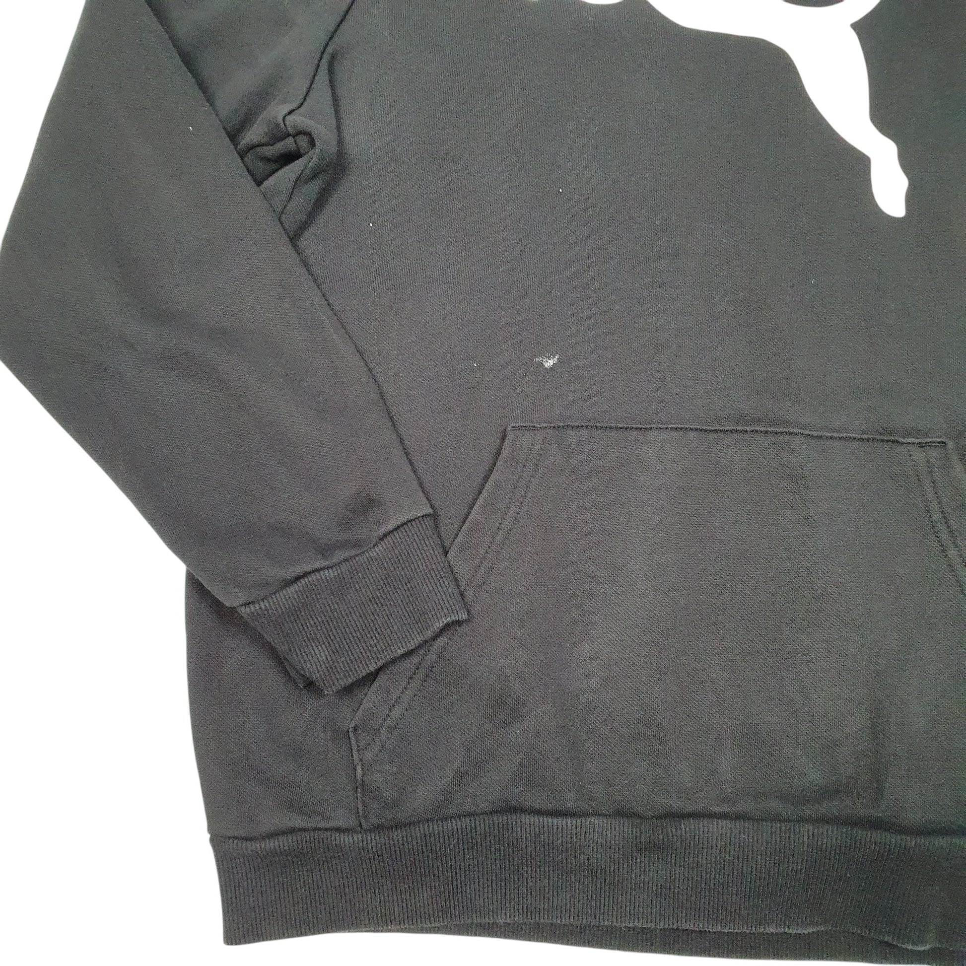 Mens Black Puma  Hoodie Jumper