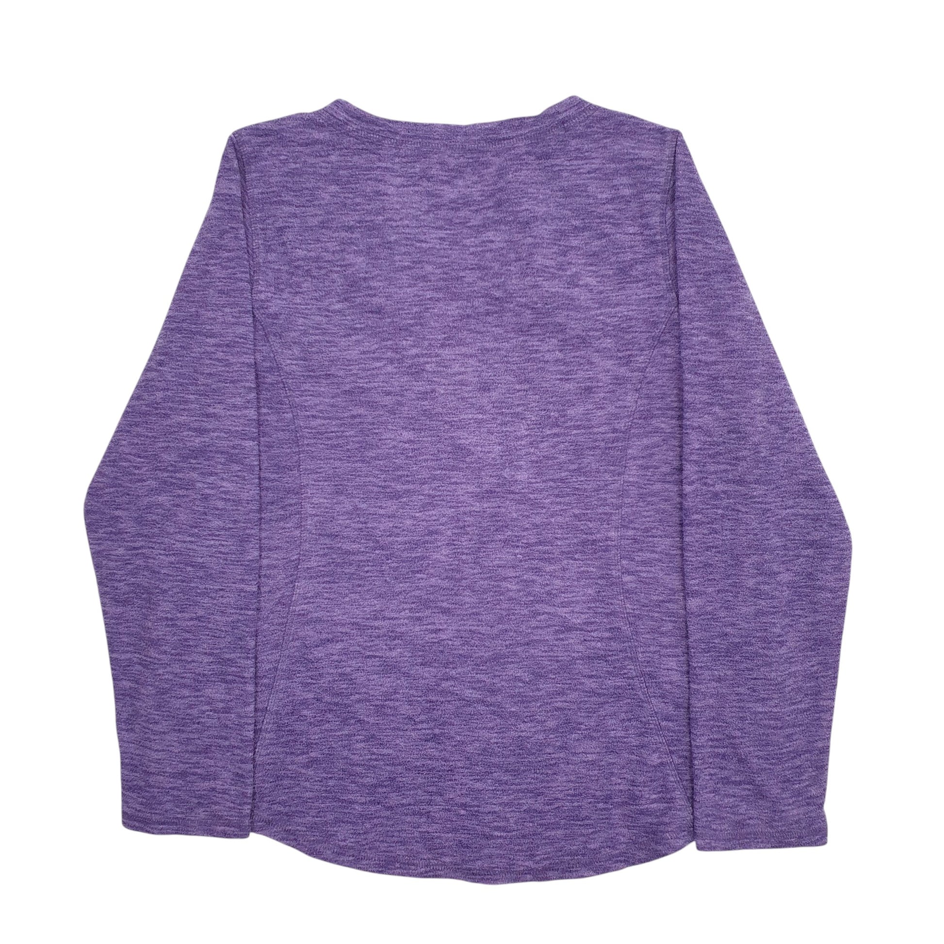 Womens Purple St Johns Bay  Crewneck Jumper